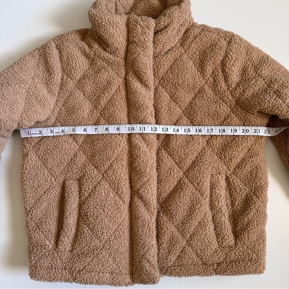 Angel Kiss Teddy Bear Jacket Tan Size Small - Picture 8 of 9